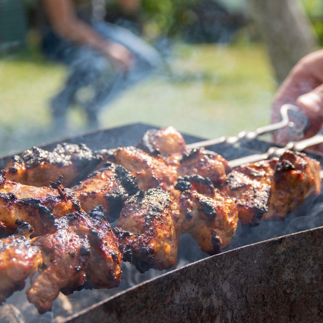 Halal Wagyu skewers kebab